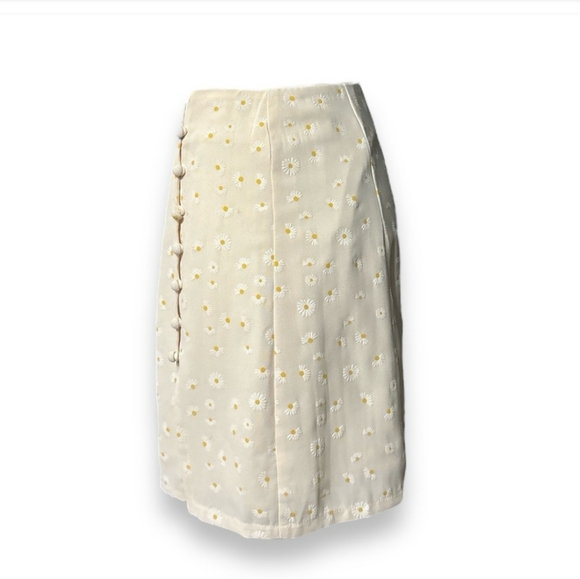 PRINCESS POLLY Beige Daisy Fernie Mini Skirt - Picture 5 of 6
